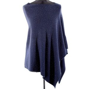 LA FIORENTINA Embellished Rhinestone Poncho